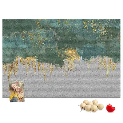 Memobord van kurk Elegant patroon op canvas