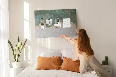 Memobord van kurk Elegant patroon op canvas
