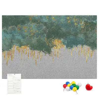 Memobord van kurk Elegant patroon op canvas
