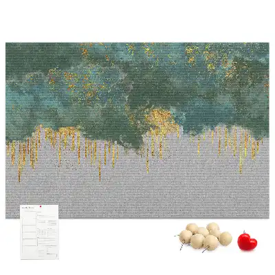 Memobord van kurk Elegant patroon op canvas