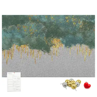 Memobord van kurk Elegant patroon op canvas