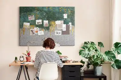 Memobord van kurk Elegant patroon op canvas