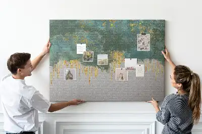 Memobord van kurk Elegant patroon op canvas
