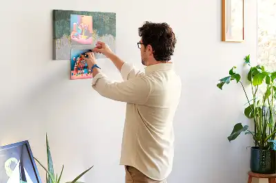 Memobord van kurk Elegant patroon op canvas