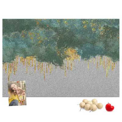 Memobord van kurk Elegant patroon op canvas