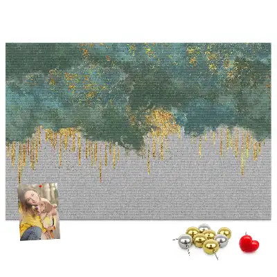 Memobord van kurk Elegant patroon op canvas