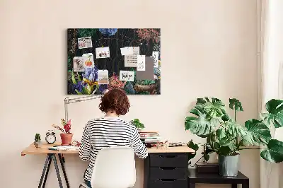 Memobord van kurk Natuurlijke lijst