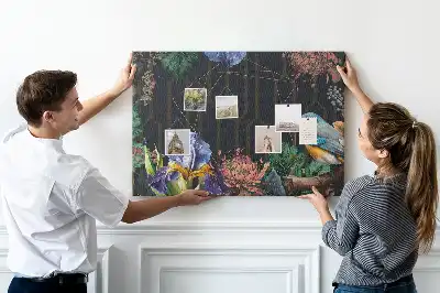 Memobord van kurk Natuurlijke lijst