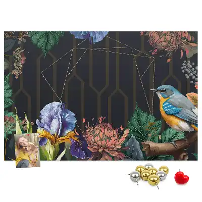 Memobord van kurk Natuurlijke lijst