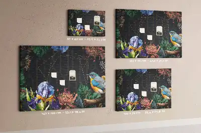 Memobord van kurk Natuurlijke lijst