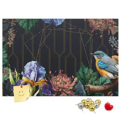 Memobord van kurk Natuurlijke lijst