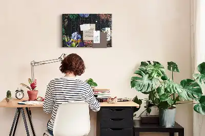 Memobord van kurk Natuurlijke lijst