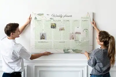 Kurk prikbord Bladeren weekplanner