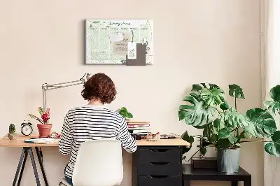 Kurk prikbord Bladeren weekplanner
