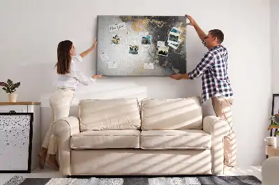 Kurk prikbord Marmer kunst