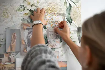 Memobord van kurk Bloemen