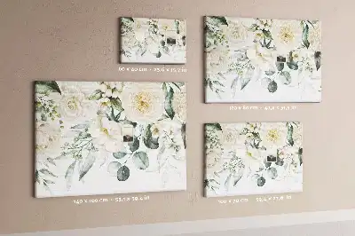 Memobord van kurk Bloemen