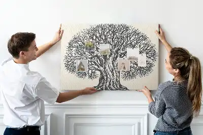 Kurk prikbord Majestueuze eenzame boom