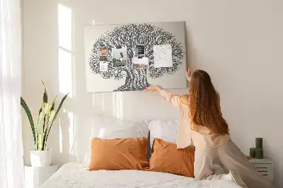 Kurk prikbord Majestueuze eenzame boom