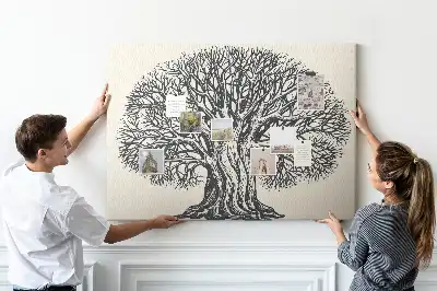 Kurk prikbord Majestueuze eenzame boom