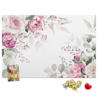 Kurk prikbord Bloemenlijst