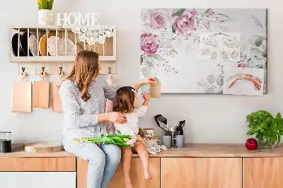 Kurk prikbord Bloemenlijst