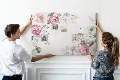 Kurk prikbord Bloemenlijst
