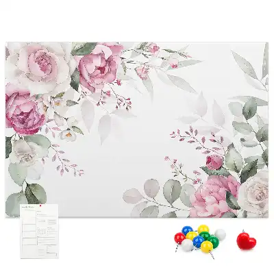 Kurk prikbord Bloemenlijst