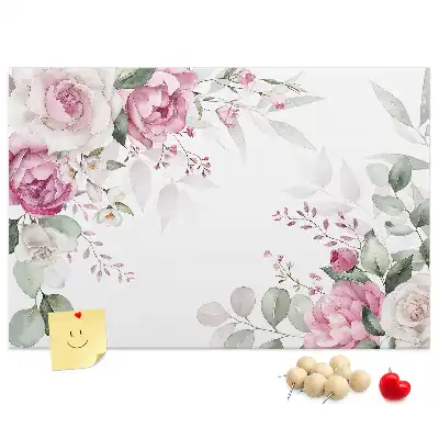 Kurk prikbord Bloemenlijst