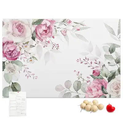 Kurk prikbord Bloemenlijst
