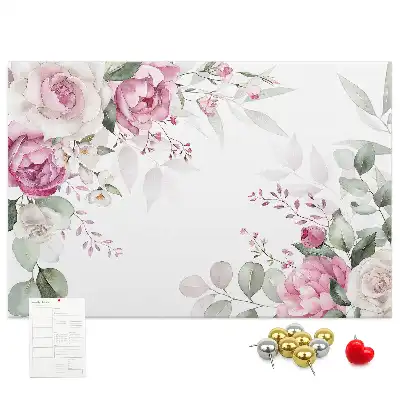 Kurk prikbord Bloemenlijst