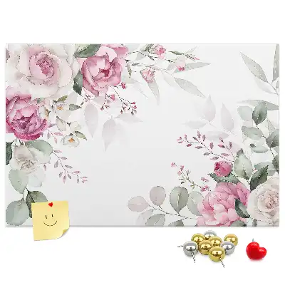 Kurk prikbord Bloemenlijst