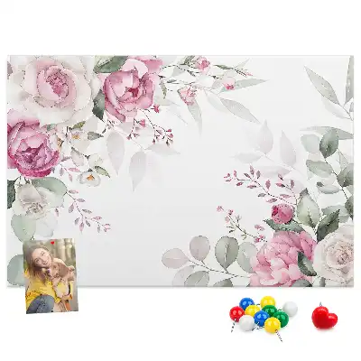 Kurk prikbord Bloemenlijst