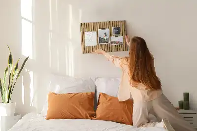 Kurk prikbord Bamboestokken