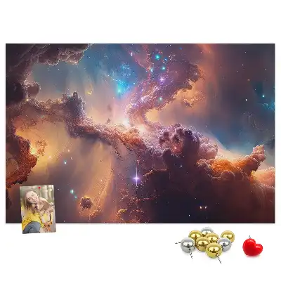 Memobord van kurk Wereld sterren kosmos