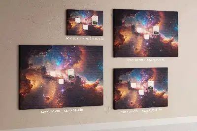 Memobord van kurk Wereld sterren kosmos