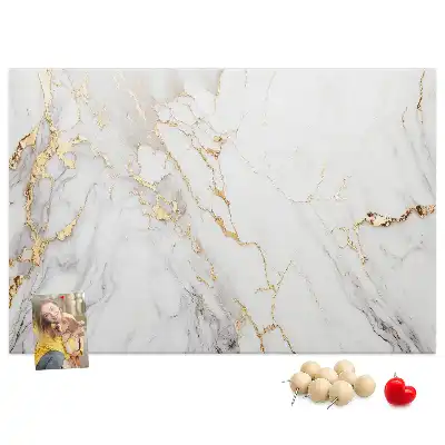 Kurk prikbord Decoratief marmer