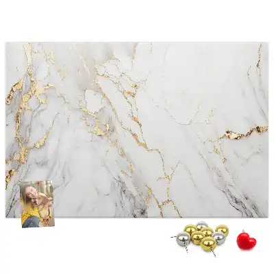 Kurk prikbord Decoratief marmer