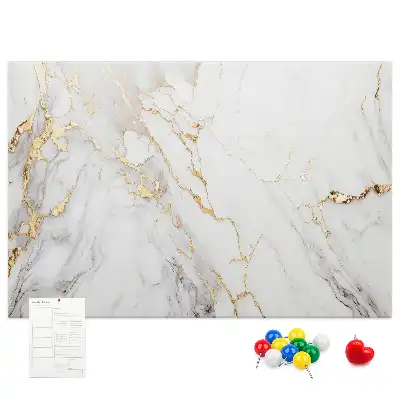 Kurk prikbord Decoratief marmer
