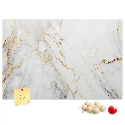 Kurk prikbord Decoratief marmer