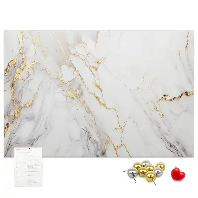 Kurk prikbord Decoratief marmer