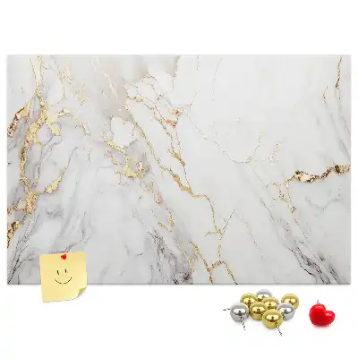 Kurk prikbord Decoratief marmer