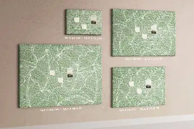 Memobord van kurk Bladeren natuur patroon