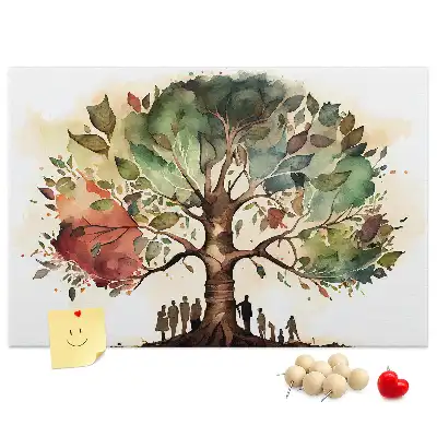Kurk prikbord Genealogie stamboom geslacht