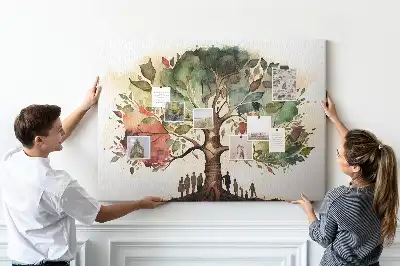 Kurk prikbord Genealogie stamboom geslacht