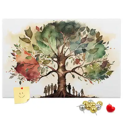 Kurk prikbord Genealogie stamboom geslacht