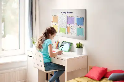 Kurk prikbord Zevendaagse organizer werk