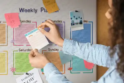 Kurk prikbord Zevendaagse organizer werk