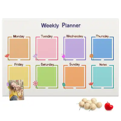 Kurk prikbord Zevendaagse organizer werk