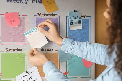 Kurk prikbord Zevendaagse organizer werk